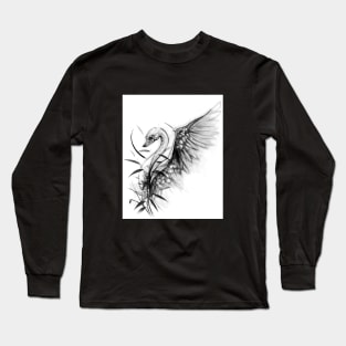 Graphic swan Long Sleeve T-Shirt